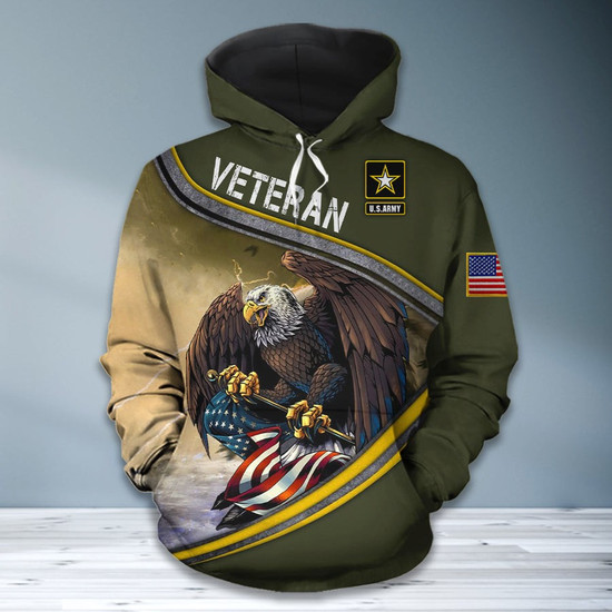 Army veteran hoodies online