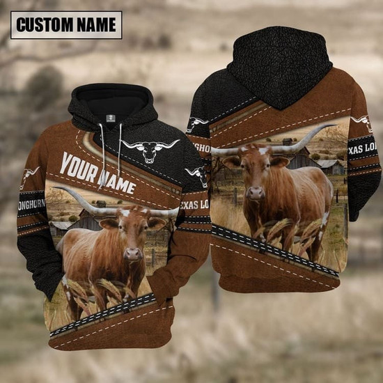 Felpa Con Cappuccio Texas Longhorns Ragazzo Taglia XL (18-20) – Nuova Con Etichetta – Arancione