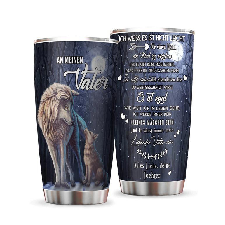 An Meinen Vater 20oz Becher To My Dad 20oz Tumbler Personalisierte Geschenke für Papa von Tochter