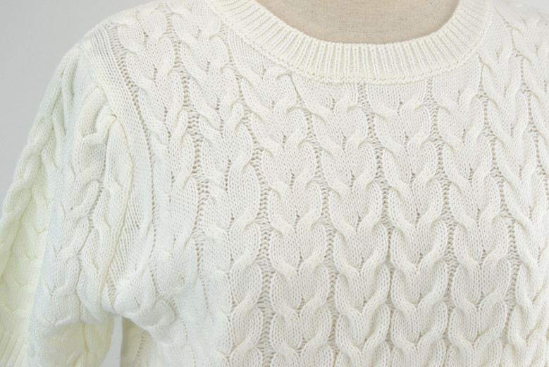 Solid Color Stretch Knitted Back Knotbow Hollow Stylish Tops