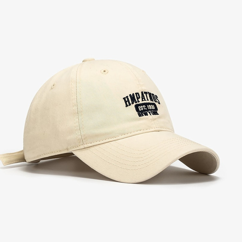 Spring Summer New 10 Colors Letter Embroidery Bent Eaves Retro All-Matched Adjustable Sun Protection Baseball Cap 56-59Cm Spring Summer New 10 Colors Letter Embroidery Bent Eaves Retro All-Matched Adjustable Sun Protection Baseball Cap 56-59Cm