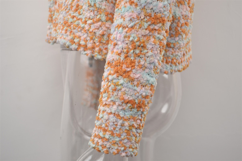 Winter New Knitted V-Neck Buttons