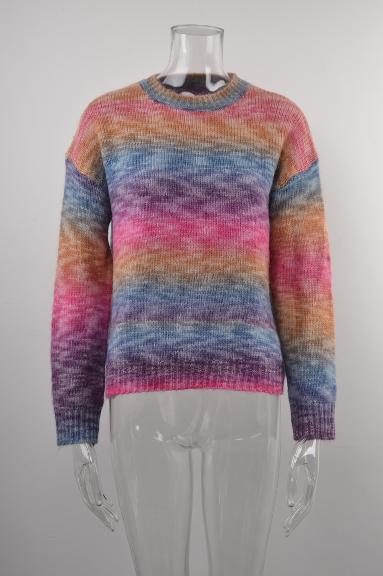 Winter New Two Colors Stretch Knitted Stylish Casual Sweater