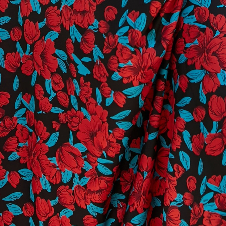 S-2Xl Plus Size Summer Floral Batch Printing Inelastic V-Neck Tie-Waist Stylish Holiday Spaghetti String Midi Dress