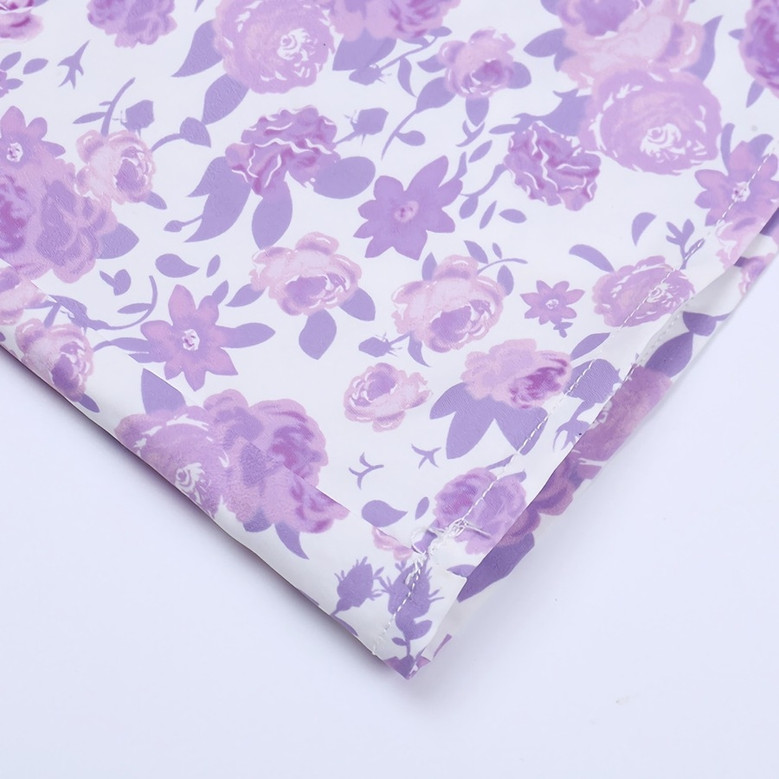Summer New Floral Batch Printing Ajustable Sling V-Neck Zip-Up Micro-Elastic Mini Dress