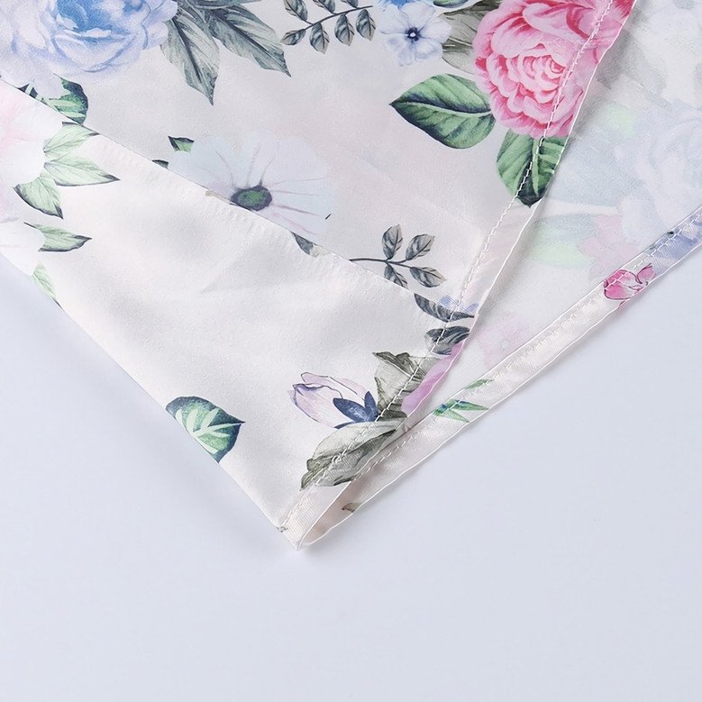 Summer New Sling Flower Batch Printing Zip-Up Pleated Slim Micro-Elastic Sexy Midi Dress