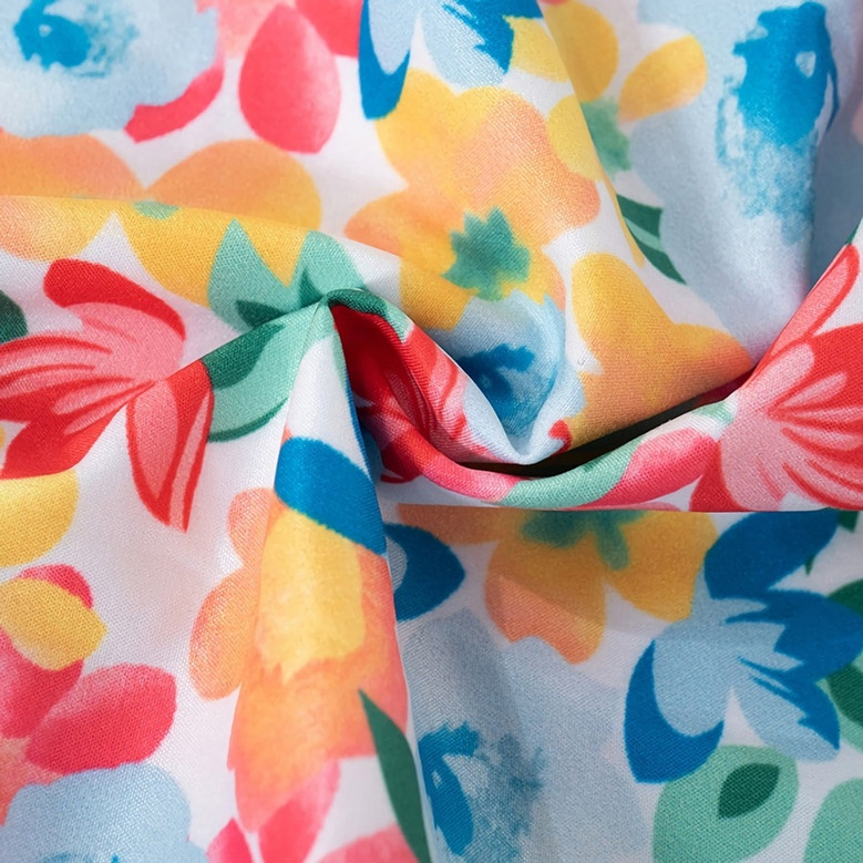 Summer New Stylish Floral Batch Printing Hollow Zip-Up Adjustable Sling Stretch Slim Slit Sexy Mini Dress