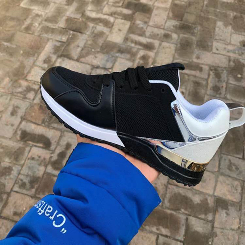 New Stylish Four Colors Lace-Up Flat Casual Shoes Sneaker