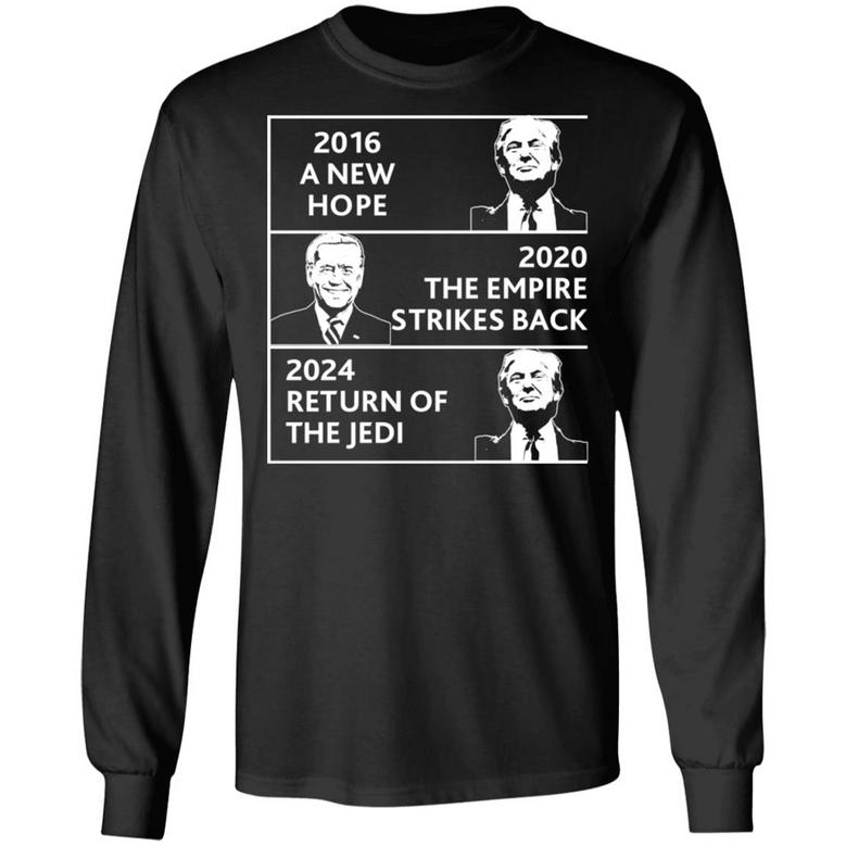 2016 A New Hope 2020 The Empire Strikes Back Tr*Mp B*Den Graphic Design Printed Casual Daily Basic Unisex Long Sleeve