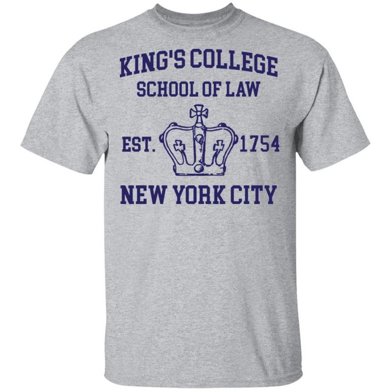 Alexander Hamilton King's College School Of Law Est 1954 New York City T-Shirt
