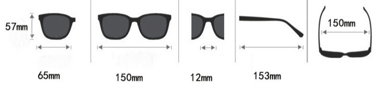 One Pc New Stylish Four Colors Square Shape Plastic Frame Metal Letter Decor Uv Protection Polarized Sunglasses