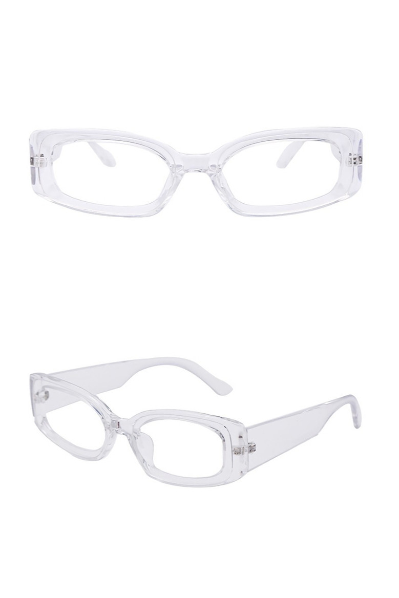 One Pc New Stylish Nine Colors Square Shape Plastic Small Frame Polarized Uv Protection Sunglasses
