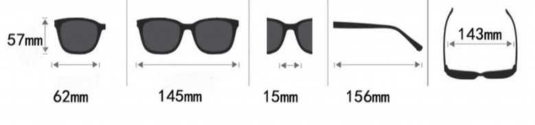 One Pc New Stylish Six Colors Hexagon Shape Metal Frame Letter Glasses Legs Polarized Uv Protection Sunglasses