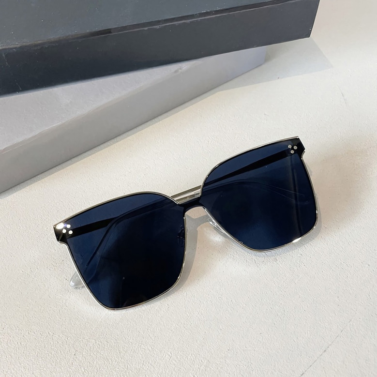 One Pc New Stylish Six Colors Square Shape Metal Frame Glasses Legs Polarized Uv Protection Sunglasses