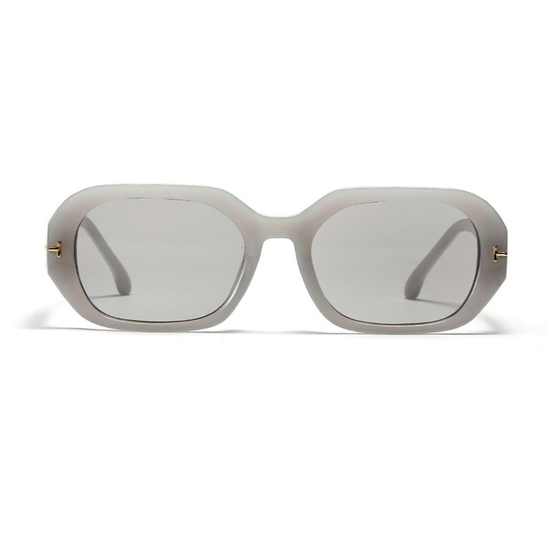 One Pc New Stylish Six Colors Square Shape Plastic Small Frame Polarized Uv Protection Sunglasses