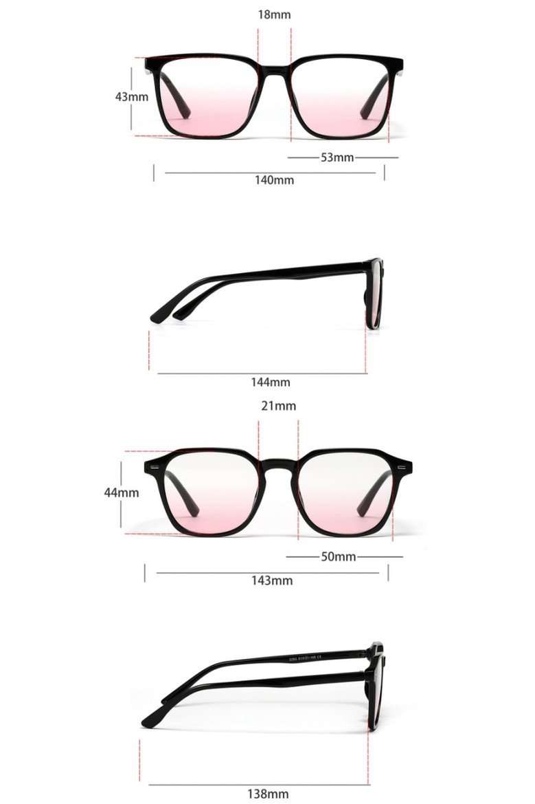 One Pc New Stylish Two Colors Square Plastic Frame Polarized Uv Protection Sunglasses