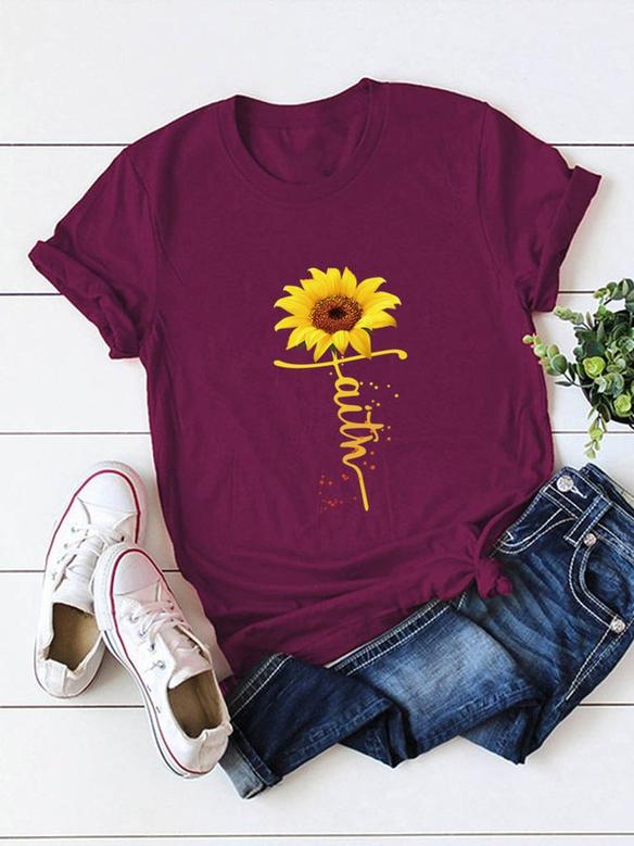 Sunflower Faith Graphic Tee