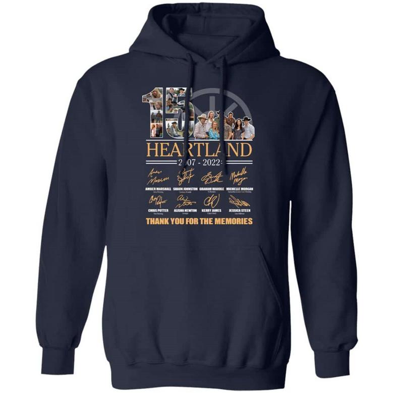 15 Years Heartland Anniversary 2022 Funny Movie Graphic Design Printed Casual Daily Basic Hoodie