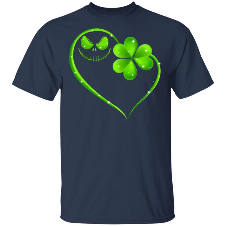Happy St Patrick’S Day Gift Jack Shamrock Skelling Graphic Design Printed Casual Daily Basic Unisex T-Shirt