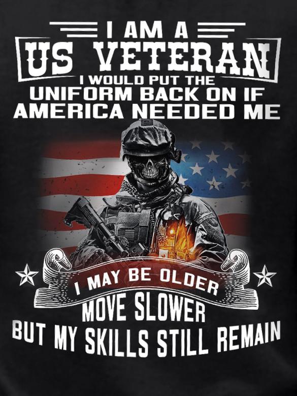 Men I Am A Us Veteran Casual Sweatshirt