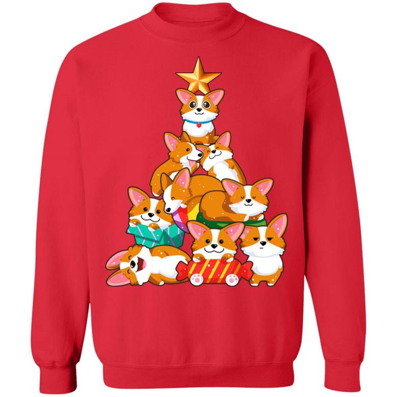 Merry Corgmas Christmas Cute Cor Graphic Design Printed Casual Daily Basic Sweatshirt