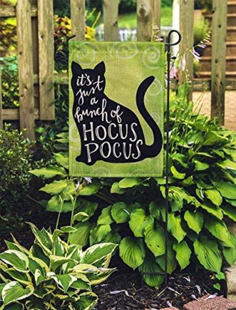 Halloween Garden Flag Decoration For Halloween Decoration, Its Just A Bunch Of Hocus Pocus Flag Double Sided Flag
