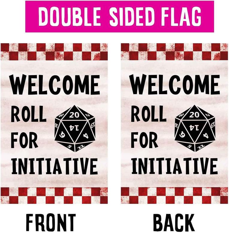 Welcome Roll For Initiative Garden Flags Decorative Outdoor Flags Simple And Light Double Sided Yard Flag Home Decoration