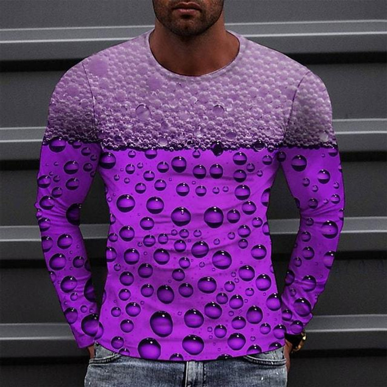 Men's Tee T Shirt Tee 3d Print Graphic Patterned Round Neck