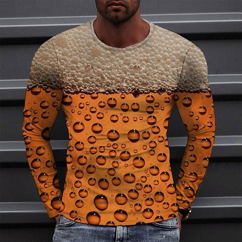 Men's Tee T Shirt Tee 3d Print Graphic Patterned Round Neck