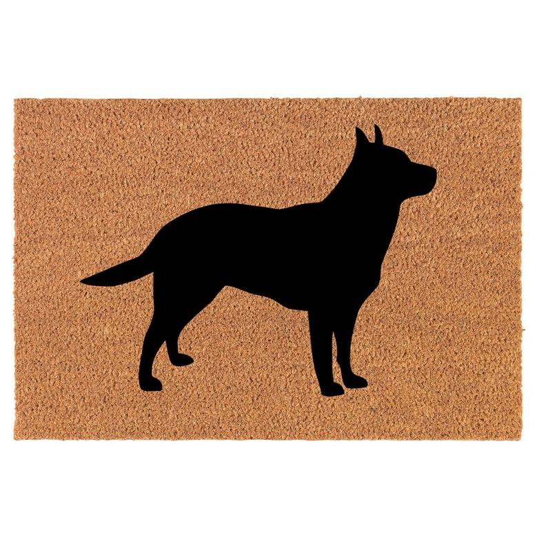 Australian Cattle Dog Coir Doormat Door Mat Housewarming Gift Newlywed Gift Wedding Gift New Home