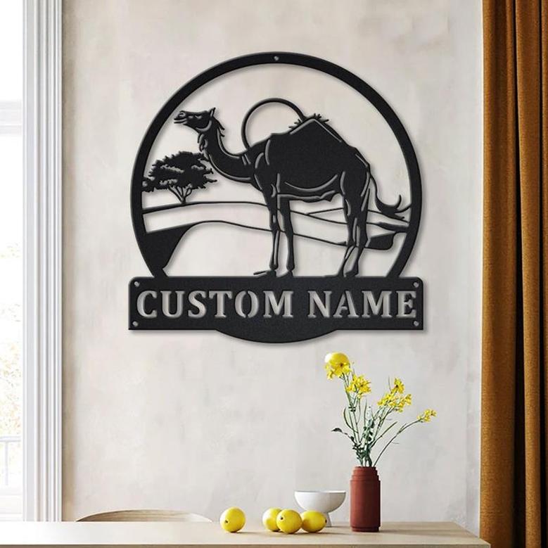 Personalized Camels Animal Metal Sign | Custom Camels Metal Sign | Hobbie Gifts | Birthday Gift | Camels Sign