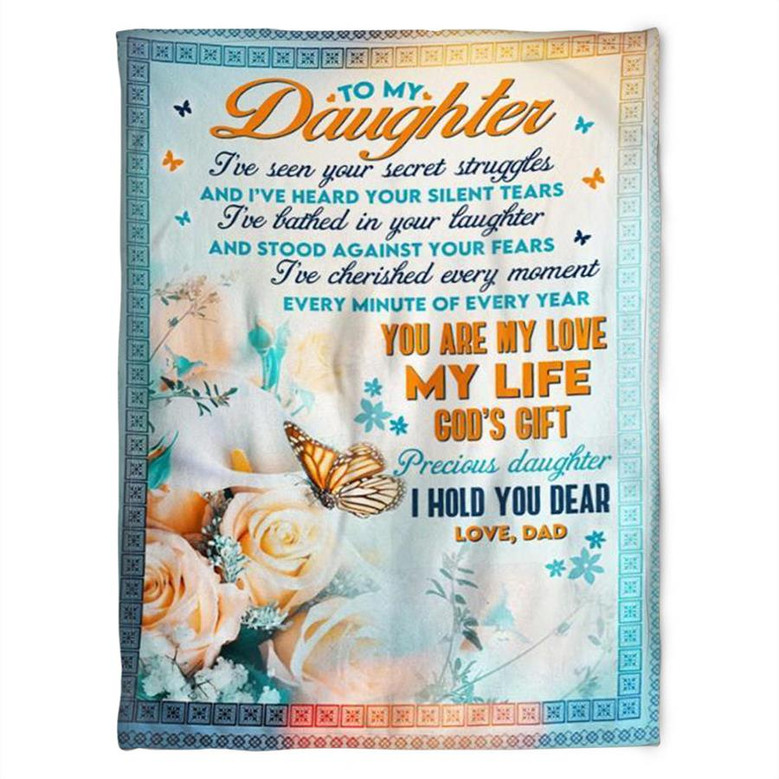 Butterfly Rose To My Daughter You Are My Love My Life - Thegiftio