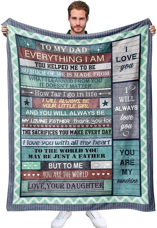Father's Day Blanket - To My Dad Blanket from Daughter