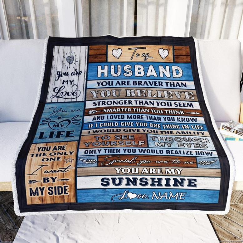 TURMTF Personalized to My Daughter Son Wife Grandma Blanket from Dad-Christmas Birthdays Special Occasions Throw Blankets for Couch Bed Sofa Healing Blanket (to son,dad, Size:153 * 203cm