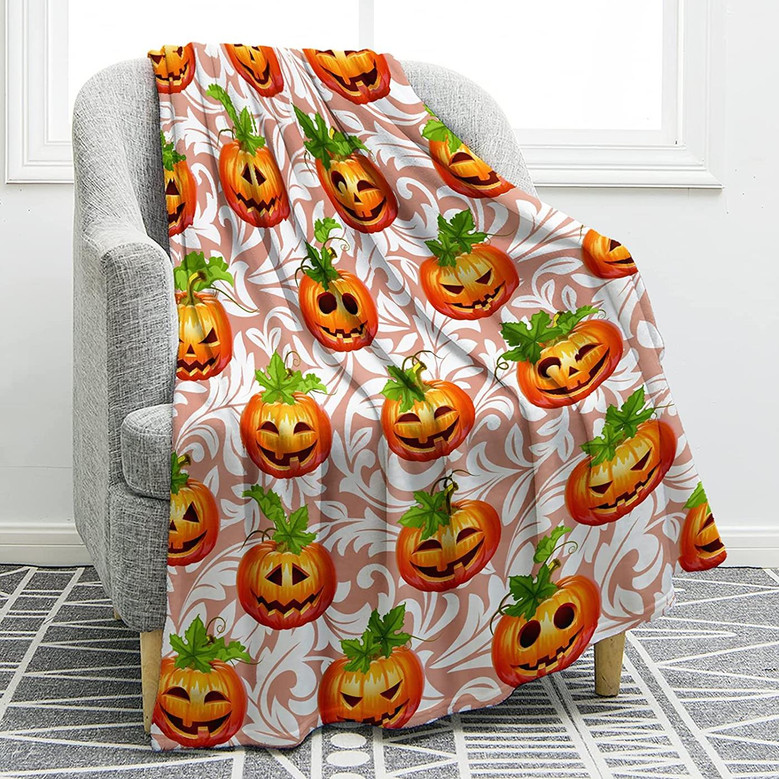 Pumpkin Blanket Gifts for Women Kids Girls Men Home Bedroom Living Room Decor Soft Cozy Lightweight Halloween Fall Harvest Thanksgiving Throw Blanket Pumpkin Blanket Gifts for Women Kids Girls Men Home Bedroom Living Room Decor Soft Cozy Lightweight Halloween Fall Harvest Thanksgiving Throw Blanket