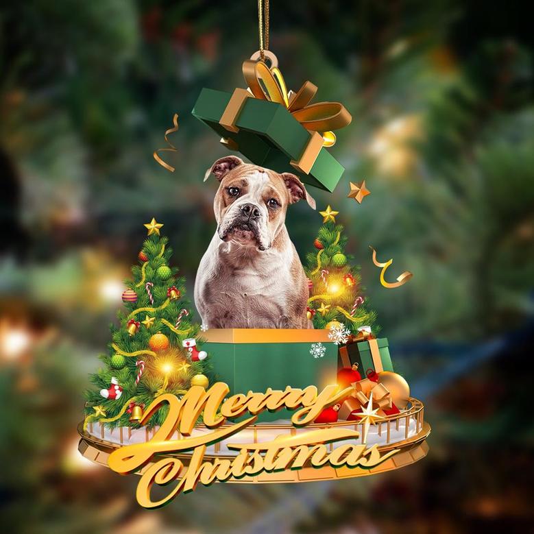 American Bulldog-Christmas Gifts&dogs Hanging Ornament