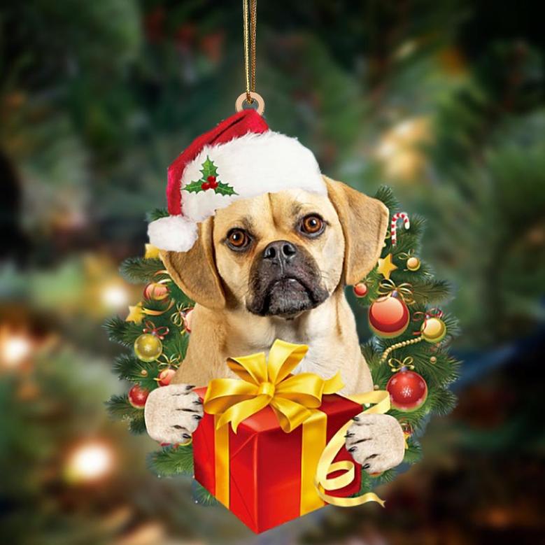 Puggle-Dogs give gifts Hanging Ornament