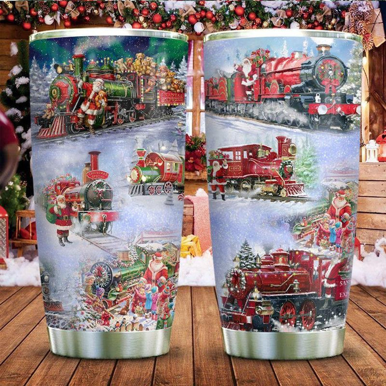 Santa Claus Christmas Stainless Steel Tumbler 20Oz