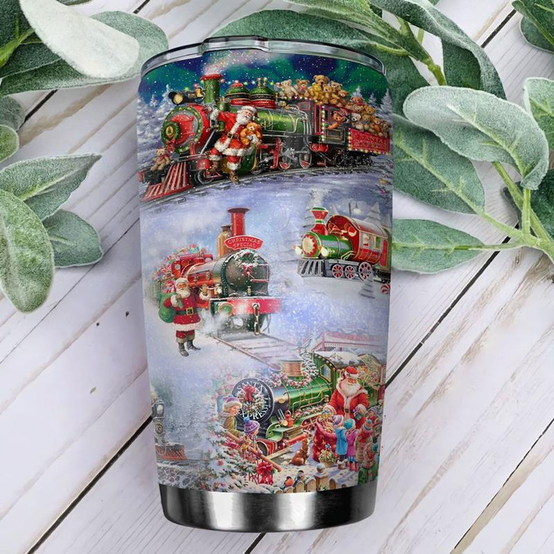 Santa Claus Christmas Stainless Steel Tumbler 20Oz
