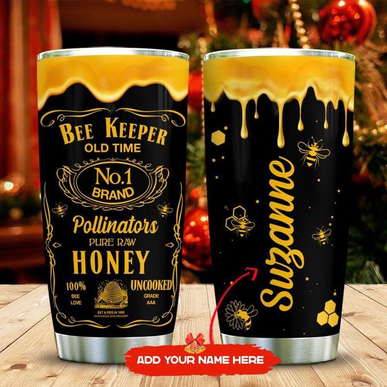 Bee Keeper Label Personalized Stainless Steel Tumbler 20Oz
