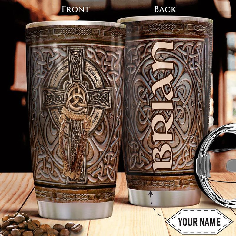 Irish Bronze Personalized Stainless Steel Tumbler 20Oz