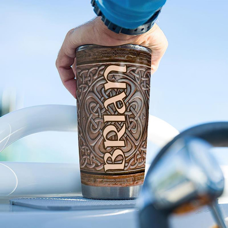 Irish Bronze Personalized Stainless Steel Tumbler 20Oz