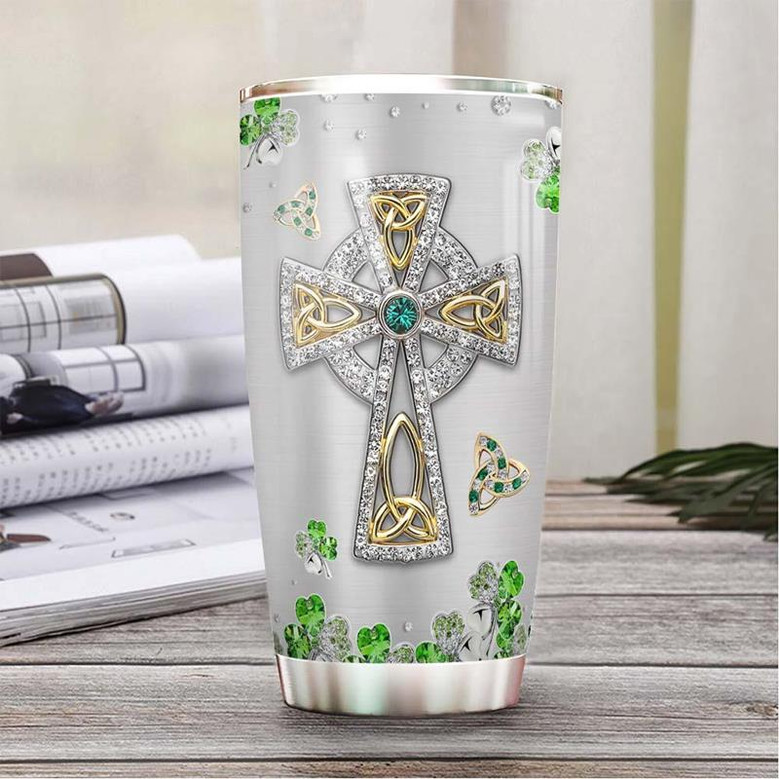 Irish Jewelry Style Personalized Stainless Steel Tumbler 20Oz