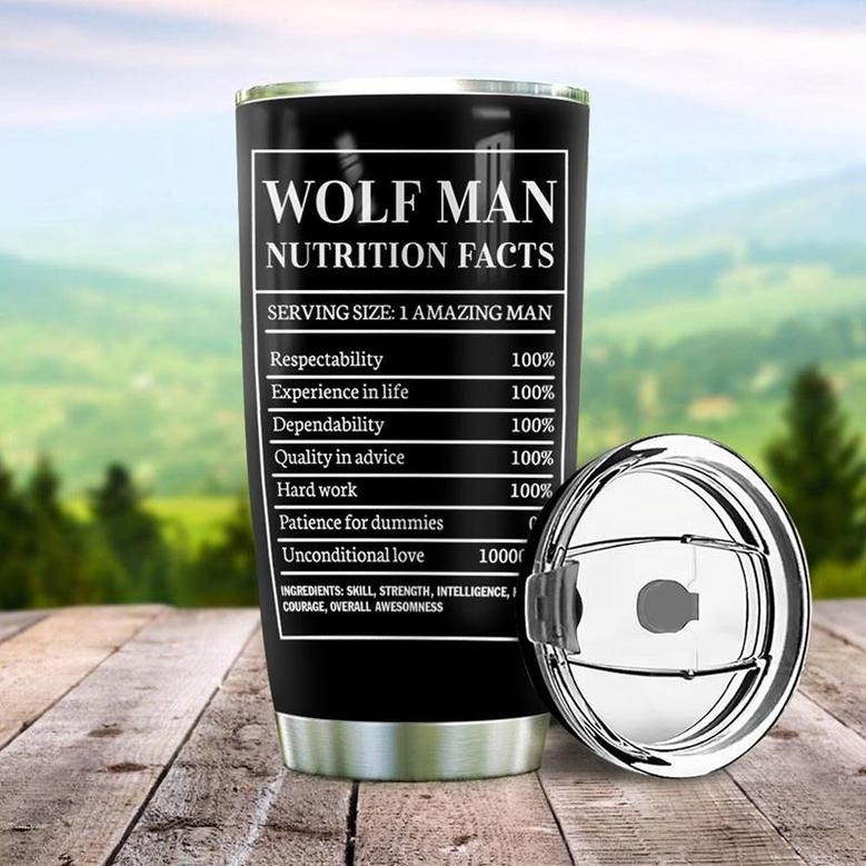 Married Wolf Man Personalized Stainless Steel Tumbler 20Oz