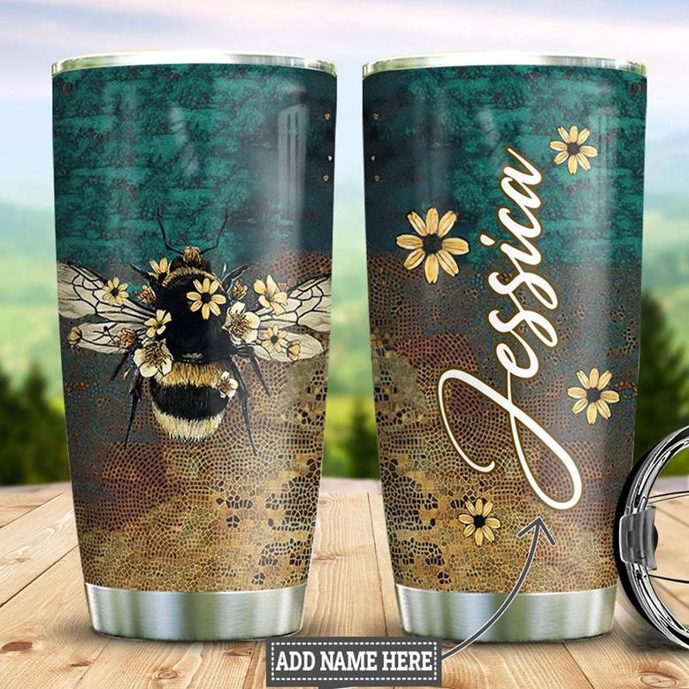 Personalized Bee Lover Stainless Steel Tumbler 20Oz
