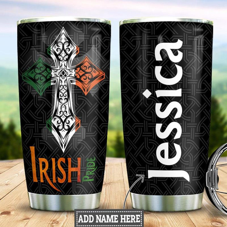 Personalized Celtic Irish Pride Stainless Steel Tumbler 20Oz