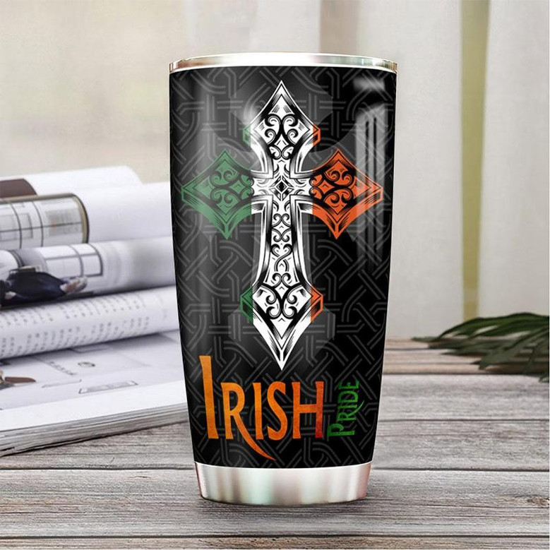 Personalized Celtic Irish Pride Stainless Steel Tumbler 20Oz