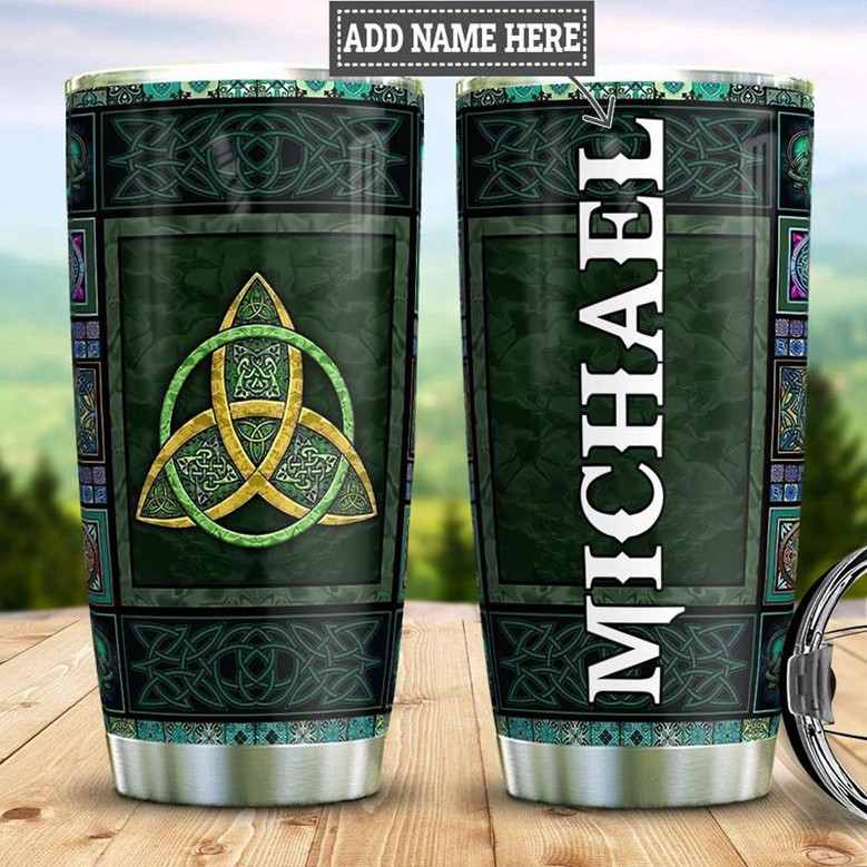 Personalized Irish Celtic Symbol Stainless Steel Tumbler 20Oz