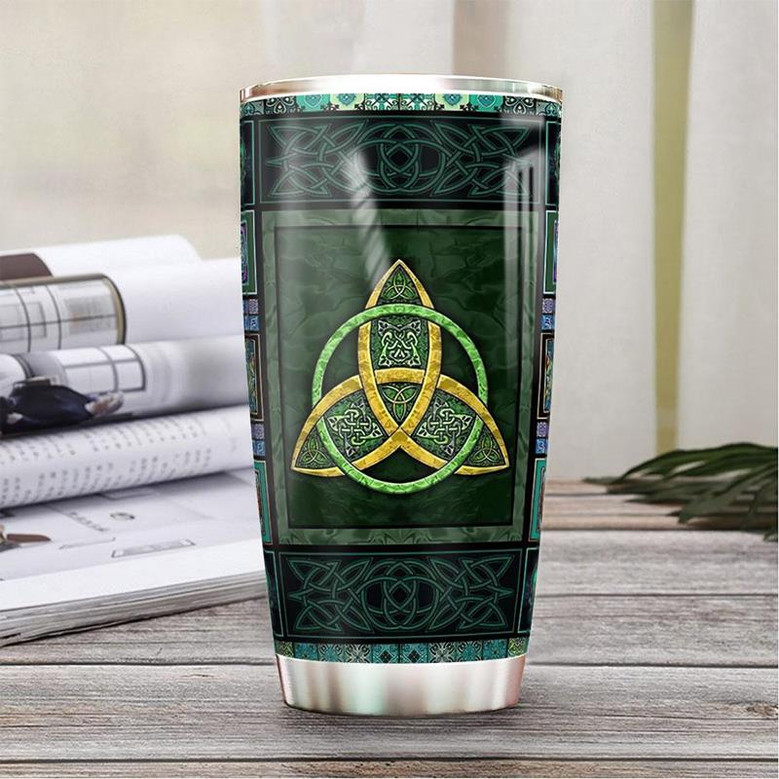 Personalized Irish Celtic Symbol Stainless Steel Tumbler 20Oz