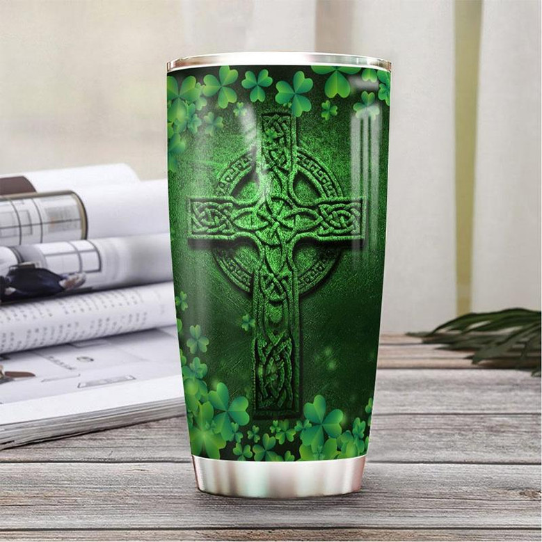 Personalized Irish Green Stainless Steel Tumbler 20Oz
